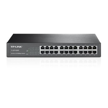 Суич TP-Link TL-SF1024D, 100Mbps, 24-port | JAR Computers TP-Link TL-SF1024D