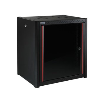 Комуникационен шкаф Mirsan MR.WTN12U66.01, 19", 12U, 600 x 600 x 645 мм, за монтаж на стена, черен | JAR Computers Mirsan MR.WTN12U66.01