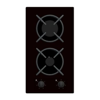 Газов плот за вграждане Crown VCG 30S/VCG 32S, 2 нагревателни зони, 12 степени на мощност, черен | JAR Computers Crown VCG 30S/VCG 32S