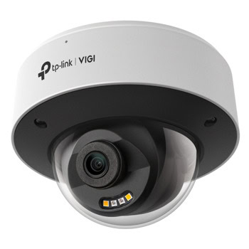 IP камера TP-Link VIGI InSight S285(2.8mm), куполна камера, 8Mpix(3840x2160@30fps), 2.8mm обектив, H.265+/H.265/H.264+/H.264, IR осветеност (до 30m), външна IP67/IK10, microSD слот до 512GB, микрофон и говорител | JAR Computers TP-Link VIGI InSight S285(2.8mm)
