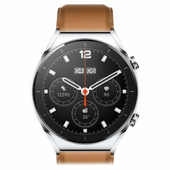 Смарт часовник Xiaomi Mi Watch S1, 1.43" (3.63 cm) AMOLED дисплей, Bluetooth, Wi-FI, NFC, GPS, сив image