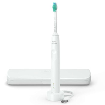 Ел. четка за зъби PHILIPS Electric Series 3100, до 14 дни живот на батерията, до 31 000 движения в /мин, бял | JAR Computers PHILIPS Electric toothbrush Series 3100 HX3673/13