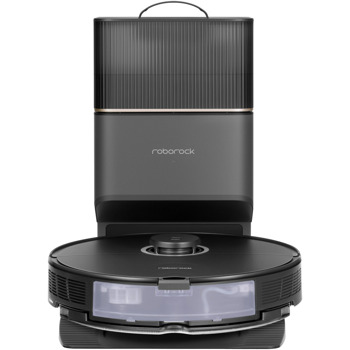 Прахосмукачка Roborock S8+, робот, 350мл капацитет на контейнера/300мл на резервоара, 69W, до 180 мин. време на работа, LDS+3D cкaниpaнe, DuоRоllеr, черна | JAR Computers Roborock S8+ S8P52-00 - черна