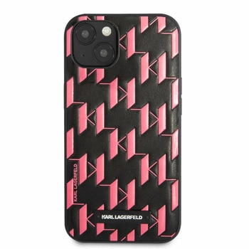 Monogram Plaque за iPhone 13 mini черен