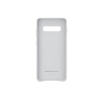 Samsung S10+ G975 Leather Cover White