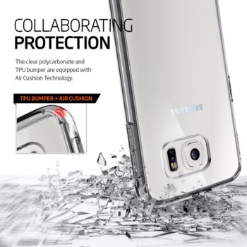 Spigen Ultra Hybrid Case for Galaxy S6 gunmetal