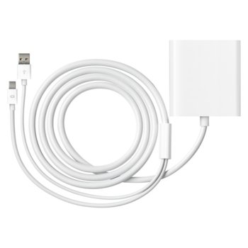 Преходник Apple Mini DisplayPort(м) към DVI(ж)
