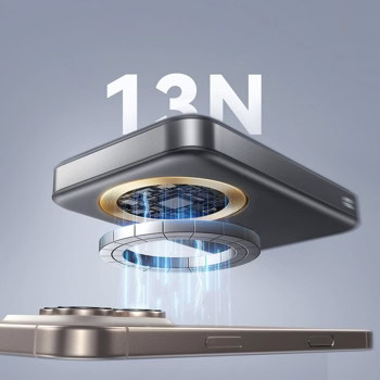 joyroom qi2 ring holder 10000mah черен