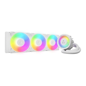 Водно охлаждане за процесор Arctic Liquid Freezer III Pro 360 A-RGB White, съвместимост със сокети Intel LGA 1851/1700 & AMD AM5/AM4 | JAR Computers Arctic Liquid Freezer III Pro 360 A-RGB White