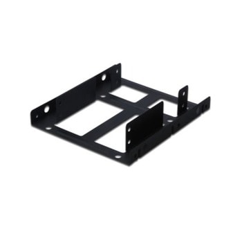 Преходник (mounting bracket) ASSMANN DA-70431, от 2x 2.5" HDD/SSD към 3.5", черен | JAR Computers ASSMANN DA-70431