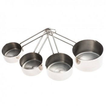 Комплект мерителни купички Kinghoff KH 4025, 4 броя, 60/80/125/250 мл, неръждаема стомана, инокс | JAR Computers Kinghoff KH 4025