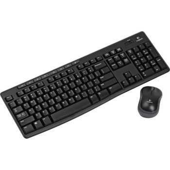 Комплект клавиатура и мишка Logitech MK270, безжични, черни, USB, кирилизирана по БДС image