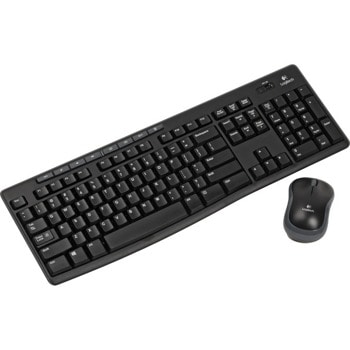 Комплект клавиатура и мишка Logitech MK270, безжични, черни, USB, кирилизация по БДС | JAR Computers Keyboard Logitech Wireless Combo MK270