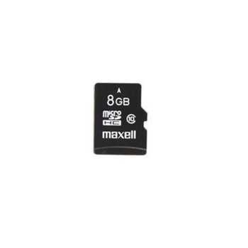 Карта памет 8GB microSDHC, Maxell, Class 6, скорост на четене 40MB/s, скорост на запис 10MB/s, Bulk | JAR Computers Maxell micro SDHC 8GB Class 6 BULK