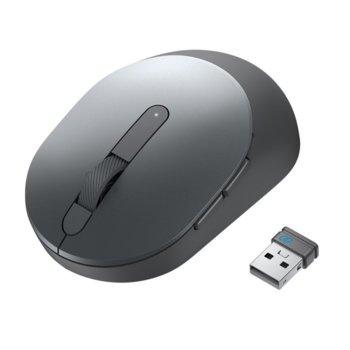 Мишка Dell MS5120W, оптична (1600 dpi), безжична Bluetooth 5.0, USB, сива, 7 бутона | JAR Computers Dell MS5120WTitan Gray 570-ABHL-14