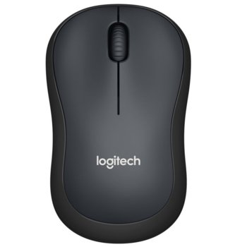 Мишка Logitech B220 Silent, оптична (1000 dpi), безжична, USB, черна image
