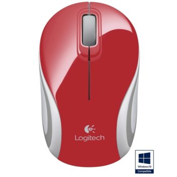 Logitech M187 Red PN 910-002727