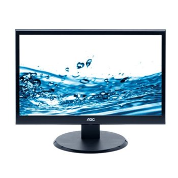 Монитор 20" (50.8 cm) AOC e2050Sda, HD+ LED, 5ms, 20 000 000:1 250cd/m2, DVI, колонки, черен, 3г. | JAR Computers 20" (50.8 cm) AOC e2050Sda