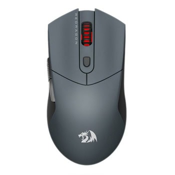 Мишка Redragon St4r Pro M917GB-Pro, оптична (26000dpi), жична/безжична, Bluetooth, USB, черна/сива, 5 програмируеми бутона | JAR Computers Redragon ST4R PRO M917GB-PRO