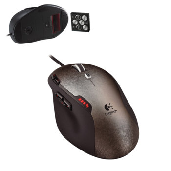 Мишка Logitech G500 Gaming Mouse, лазерна, 200-5700dpi, макроси, тежести, USB | JAR Computers Logitech G500 Gaming Mouse