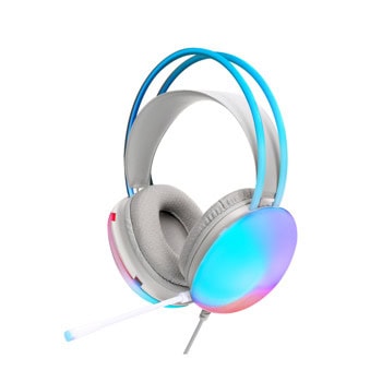 Слушалки Xtrike ME GH-511, USB, Jack 3.5mm, микрофон, 50mm говорители, RGB подсветка, гейминг, бели | JAR Computers Xtrike ME GH-511