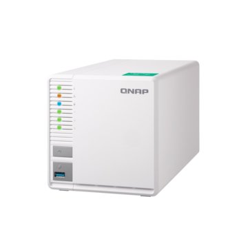 Мрежови диск (NAS) Qnap TS-328, четириядрен Realtek RTD 1296 1.4 GHz, без твърд диск, 2GB DDR4, 2x 1GbE port, 2x USB 3.0 | JAR Computers Qnap TS-328