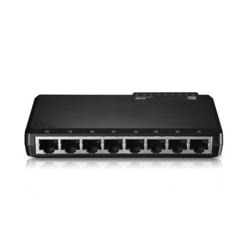 Суич Netis ST-3108P, 100Mbps, 8x 10/100 Ethernet ports | JAR Computers Суич Netis ST-3108P