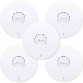Точка за достъп TP-Link Omada Mesh EAP653(5-pack), 3000Mbps, 2.4GHz (574Mpbs)/ 5GHz (2402Mbps), 1x 10/100/1000 RJ-45 PoE, 4x вътрешни антени, 5 устройства | JAR Computers TP-Link Omada Mesh EAP653(5-pack)