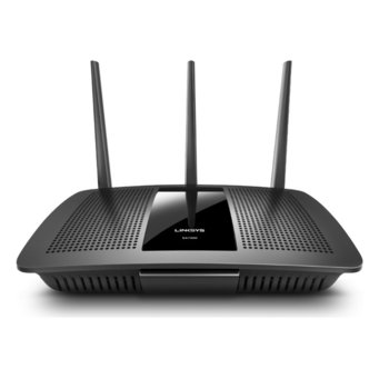 Рутер Linksys EA7300, 1750Mbps, 2.4GHz (300 Mbps)/ 5GHz (1404 Mbps), Wireless AC, 4x LAN1000Mbps, 1x WAN1000, 1x USB 3.0, 3x външни антени | JAR Computers Linksys EA7300