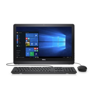 All In One компютър Dell Inspiron 3264 (5397063956432), двуядрен Kaby Lake Intel Core i3-7100U 2.40 GHz, 21.5" (54.61 cm) FHD IPS Display, 4GB DDR4, 1TB HDD, 2x USB 3.0, клавиатура и мишка, Windows 10 | JAR Computers Dell Inspiron 3264 5397063956432