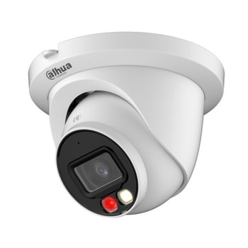 IP камера Dahua IPC-HDW2849TM-S-IL-0280B, куполна камера, 8Mpix(3840x2160@20fps), 2.8mm обектив, H.265+/H.265/H.264+/H.264H/H.264B/H.264/MJPEG, IR осветеност (до 30 м.), външна IP67, PoE, microSD слот до 256 GB | JAR Computers Dahua IPC-HDW2849TM-S-IL-0280B