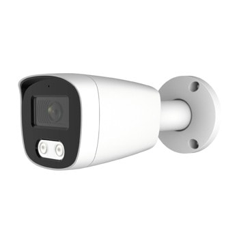 IP камера Longse BMSCFG200, насочена "bullet" камера, 2Mpix(1920x1080@30fps), 6mm обектив, H.265+/H.265/H.264+/AVI, IR осветеност (до 25 метра), външна, IP67, PoE (802.3af), RJ-45 | JAR Computers IP камера Longse BMSCFG200