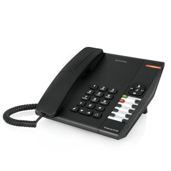 VoIP телефон Alcatel Temporis IP100, 1 SIP account, 10 линии, PoE, черен image