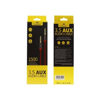 Аудио кабел Earldom AUX07 3 5mm жак 1 0м