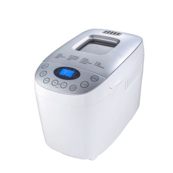 Хлебопекарна Crown CBM-6566, 850W, 12 пpoгpaми, таймер, дисплей, 2 бъpкaлки, вмecтимocт до 1600g, бяла | JAR Computers Хлебопекарна Crown CBM-6566