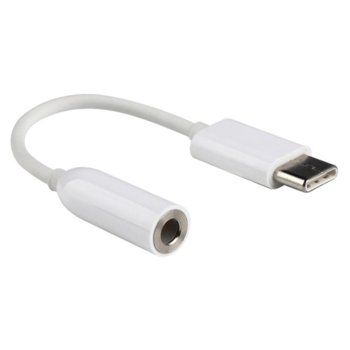 Преходник от USB Type C (м) към 3.5мм (ж), бял image