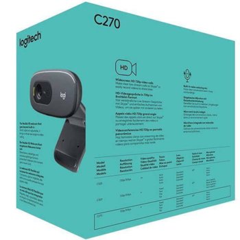 Logitech C270 Black разопакован продукт