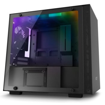 Кутия NZXT H200i mini-ITX Black NZXT-CASE-H200W-BB