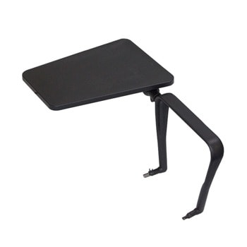 Масичка за посетителски столове, полипропиленова, черна image