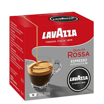Кафе капсули LAVAZZA A Modo Mio QUALITA ROSSA, 16 напитки | JAR Computers Кафе капсули Lavazza QUALITA ROSSA 16