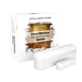 Датчик за врата/прозорец Fibaro Door/Window Sensor, външен/вътрешен обхват 50/30м, Z-Wave стандарт на работа | JAR Computers Fibaro Door/Window Sensor
