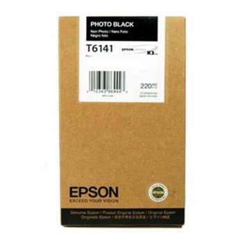 Касета за Epson Stylus Pro 4450/4400 - Photo Black - P№ C13T614100 - Заб.: 220 ml. | JAR Computers Epson (C13T614100) Photo Black