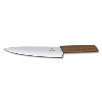 Кухненски нож Victorinox Swiss Modern Carving Knife, универсален, 22 см, неръждаема стомана, кафява | JAR Computers Victorinox Swiss Modern Carving Knife 6.9010.22G