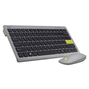 Комплект клавиатура и мишка Acer Vero Combo Set GP.ACC11.02H, безжични, Wireless, оптична мишка, USB, сиви | JAR Computers Acer Vero Combo Set GP.ACC11.02H
