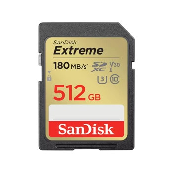 SanDisk 512GB SDXC Extreme SDSDXVV-512G-GNCIN