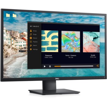 Монитор Dell E2720H, 27" (68.58 cm) IPS панел, Full HD, 5ms, 300 cd/m2, DisplayPort, VGA | JAR Computers Dell E2720H