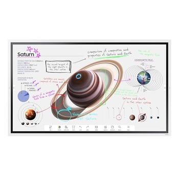 Интерактивен дисплей Samsung LH65WMRWBGCXEN, 65" (165.1 cm) тъч дисплей, DP, HDMI, USB, LAN, Wireless, Bluetooth | JAR Computers Samsung Flip Pro Digital Flipboard LH65WMBWBGCXEN