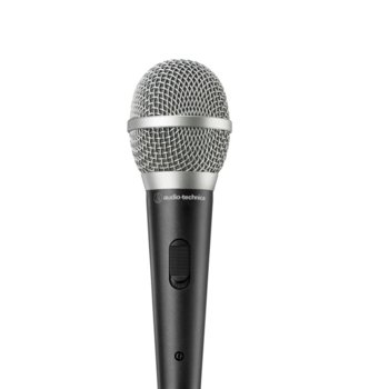 Микрофон Audio-Technica ATR1500x, вокален динамичен еднопосочен, 60-15,000 Hz, 500 ohms, XLR конектор, черен | JAR Computers Audio-Technica ATR1500x