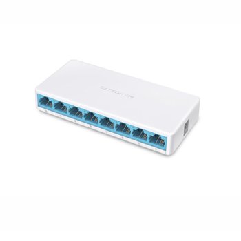 Суич Mercusys MS108, 100Mbps, 8-Port 10/100Mbps Ethernet ports | JAR Computers Mercusys MS108
