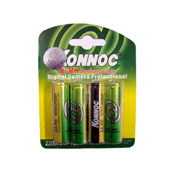 Batteries 4x Konnoc Profesional R06 AA, 2200mAh